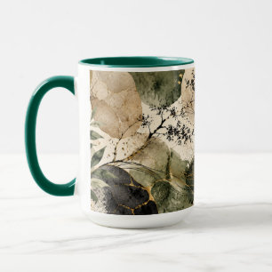 Japandi Moss Stone Morning Coffee Mug Aesthetic