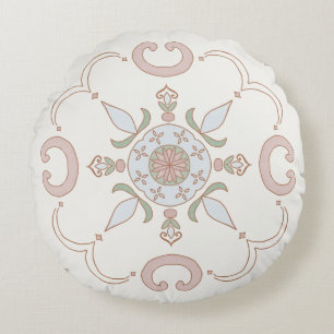 Japandi Round Cushion