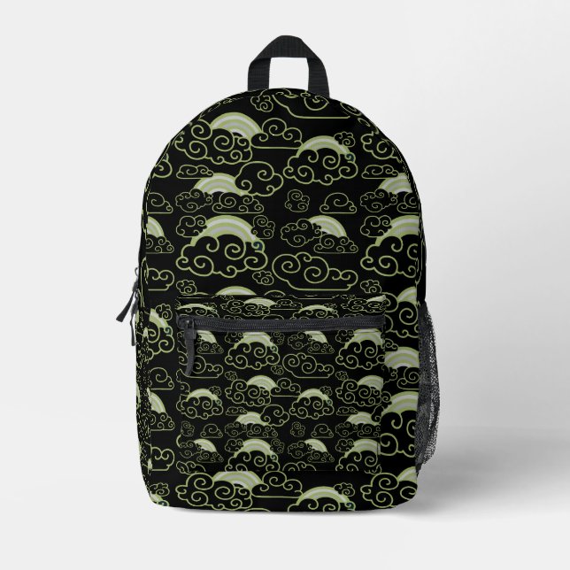Japandi Style Home Decor Printed Backpack (Front)
