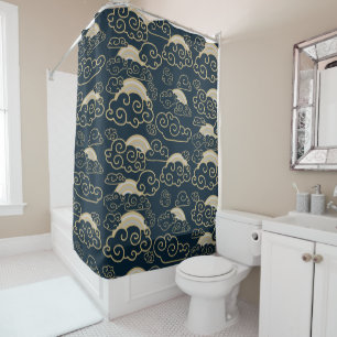 Japandi Style Home Decor Shower Curtain
