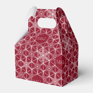 Japandi style Snowflake Wedding Favour Box