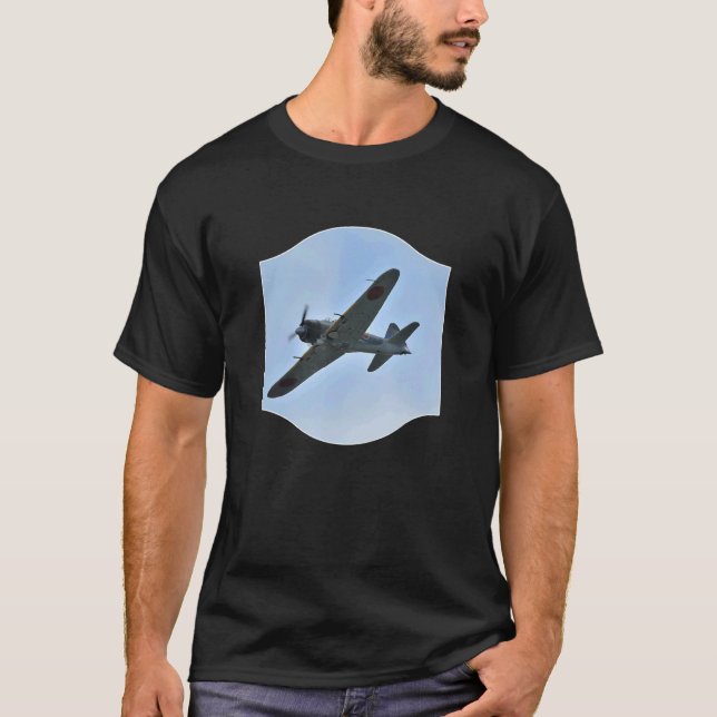 Japanese A6m Zero Wwii Carrier Fighter Plane World T-Shirt (Front)