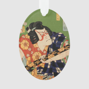 Japanese actor (#1) (Vintage Japanese print) Ornament