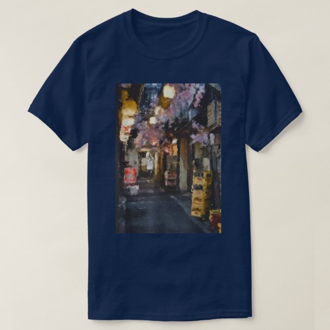 Japanese Aesthetic Art Painting Streetwear Retro G T-Shirt (Design Front)
