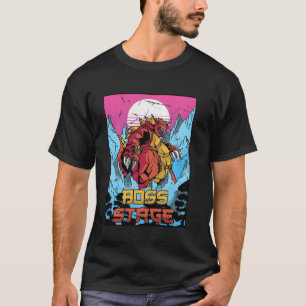 Japanese Aesthetic Boss Stage Otaku Vaporwave T-Shirt