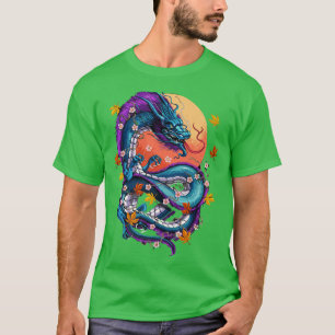 Japanese Aesthetic Dragon Japan Art  T-Shirt