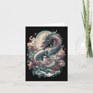 Japanese Aesthetic Dragon Japanese Art Japan Tatto Card