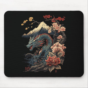 Japanese Aesthetic Dragon Japanese Art Japan Tatto Mouse Mat