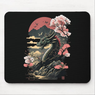 Japanese Aesthetic Dragon Japanese Art Japan Tatto Mouse Mat