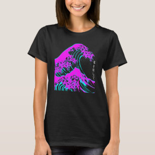 Japanese Aesthetic Great Wave Of Kanagawa Hokusai T-Shirt
