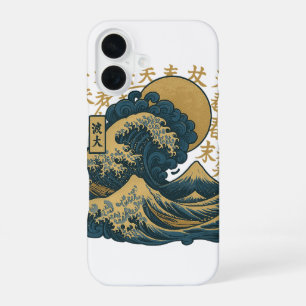 Japanese aesthetic ocean waves iphone cover