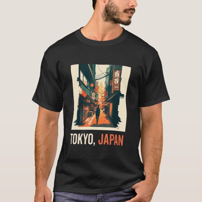Japanese Aesthetic Tokyo Vaporwave Japan Lofi Fash T-Shirt (Front)