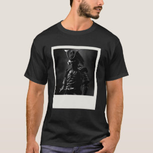 Japanese Afro American Samurai Photo Black History T-Shirt