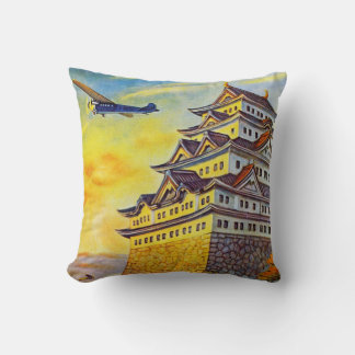 Japanese Air Transport with Pagoda Cushion