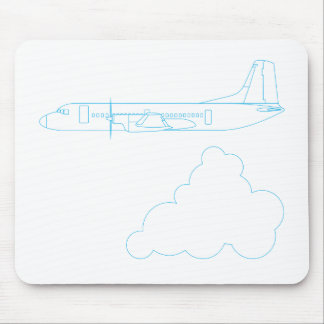 Japanese Airplane "YS-11" Mouse Mat
