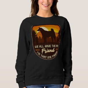 Japanese Akita Inu Retro 12 Sweatshirt