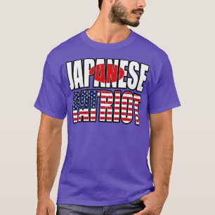 Japanese American Patriot Pride Heritage Flag Gift T-Shirt