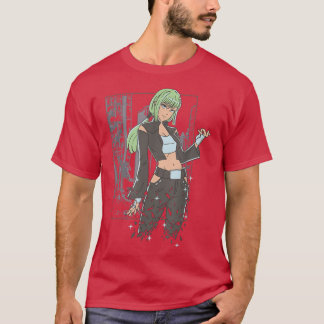 Japanese Anime Girl Postapocalypse Kaiju Japan Vap T-Shirt