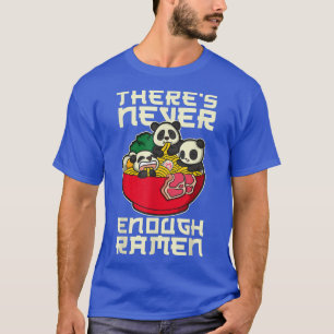 Japanese Anime Kawaii Ramen Noodles Panda  T-Shirt