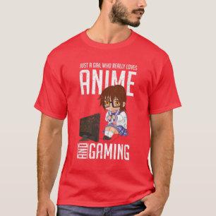 Japanese Anime Lover Gamer Girls Women Video Gamin T-Shirt