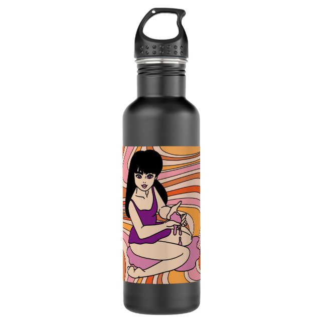 Japanese Anime Manga Addicting 710 Ml Water Bottle (Front)