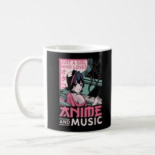Japanese Anime Music Girl Otaku Piano Musician Coffee Mug