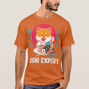 Japanese Anime Shiba Inu Sushi Kawaii Otaku Dog Ja T-Shirt