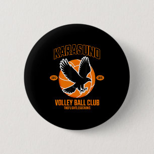 Japanese Anime Volleyball Club Karasunooo High  6 Cm Round Badge