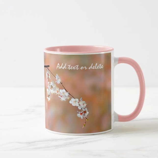 Japanese Apricot flowers Mug (Right)