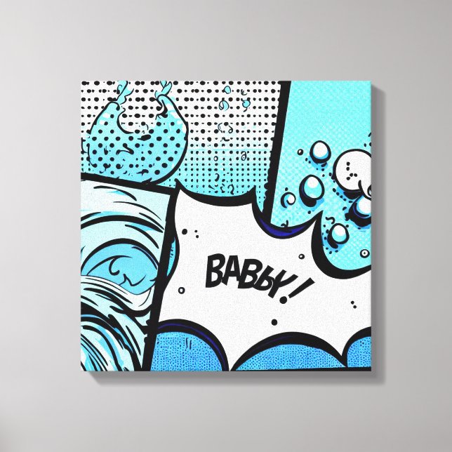 Japanese Aquatic #1  Canvas Print (Front)