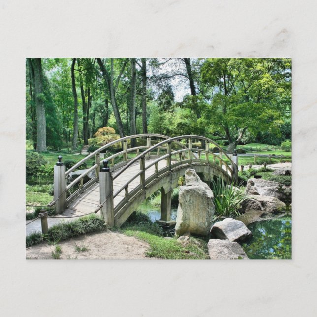 Japanese arc bridge postcard (Front)