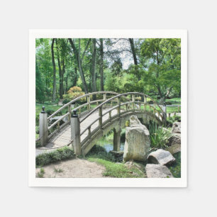 Japanese arch bridge napkin