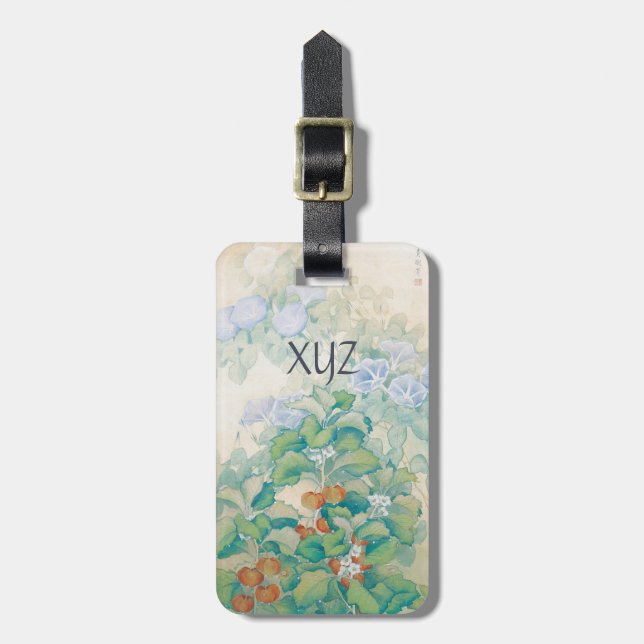 Japanese Art custom luggage tag (Front Vertical)