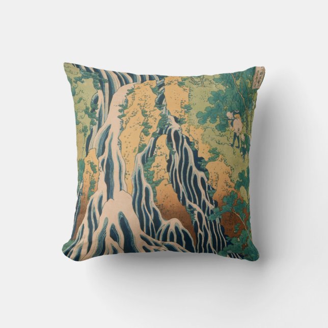 Japanese Art custom throw pillow (Front)