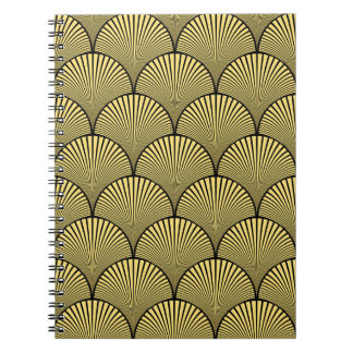 Japanese Art Deco: Black Gold Design Notebook