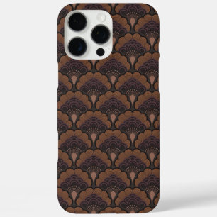 Japanese art deco style - Chocolate iPhone 16 Pro Max Case