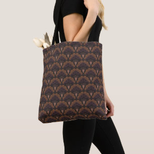 Japanese art deco style - Chocolate Tote Bag