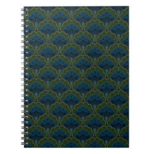 Japanese art deco style_Deep Forest Notebook
