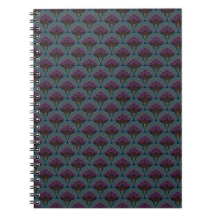 Japanese art deco style_Midnight Notebook