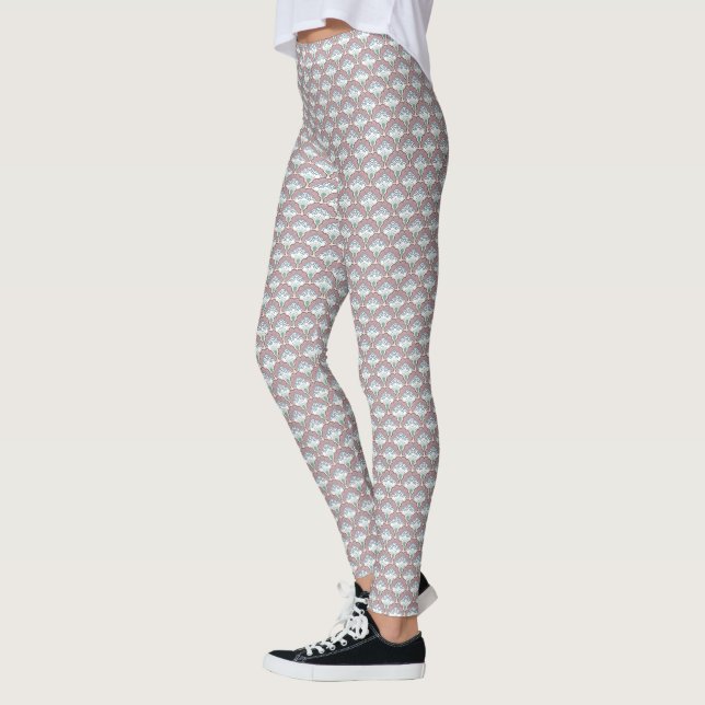 Japanese art deco style_Spring Leggings (Left)