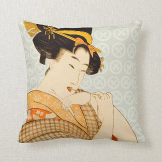 Japanese Art Design Throw Pillows