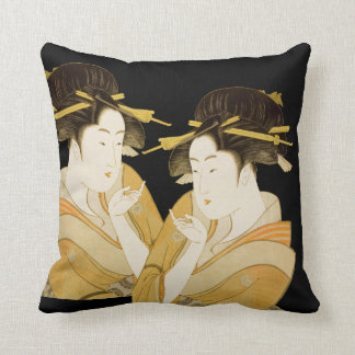 Japanese Art Design Throw Pillows