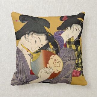 Japanese Art Design Throw Pillows