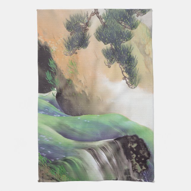 Japanese Art hand towel (Vertical)