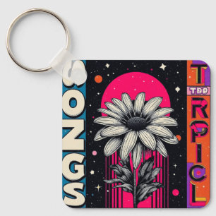 Japanese art key ring