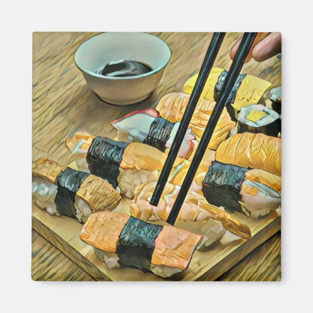 Japanese art lover magnet (Front)