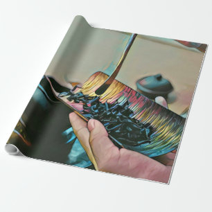 Japanese art lover wrapping paper