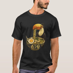 Japanese Art Noodles Lover Wildlife Toucan Ramen T-Shirt