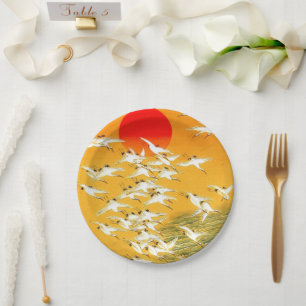 Japanese art   paper plate