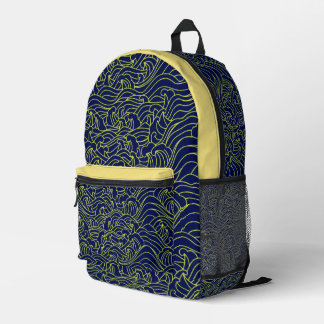 Japanese Art Pattern Backpack